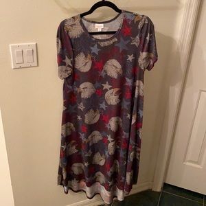 Lularoe Carly Patriotic dress
